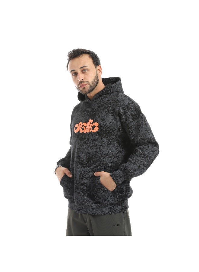 Defect Men's printed hoodie - Image 2